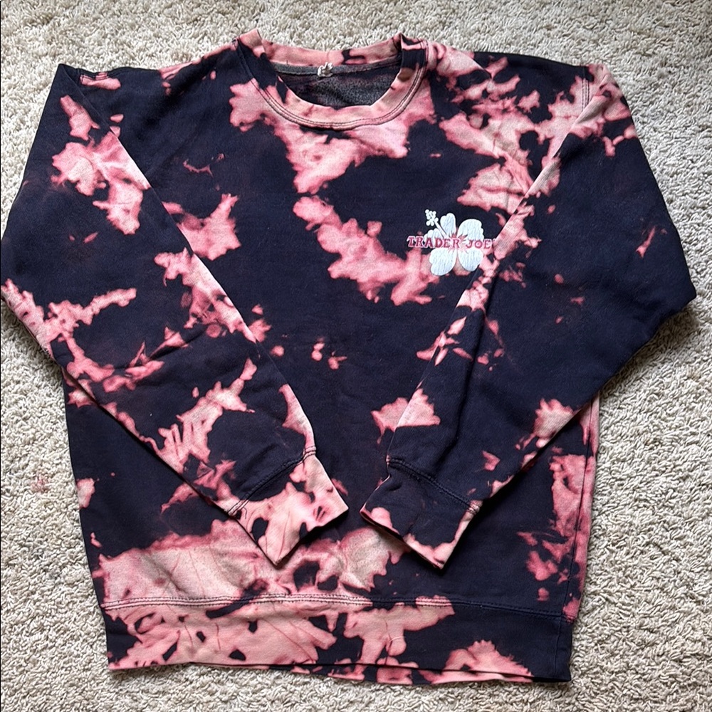 Bleach-Dye Crew🌺 Pullover